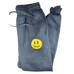 Drew House Mascot Sweatpants Black Size Medium Smiley Logo